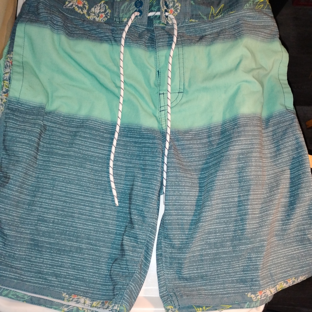 Goodfellow & Co Teal and Navy Athletic Shorts